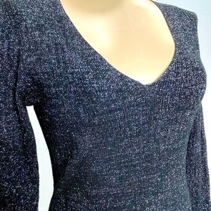 SUPER SPARKLY mini sweater dress!